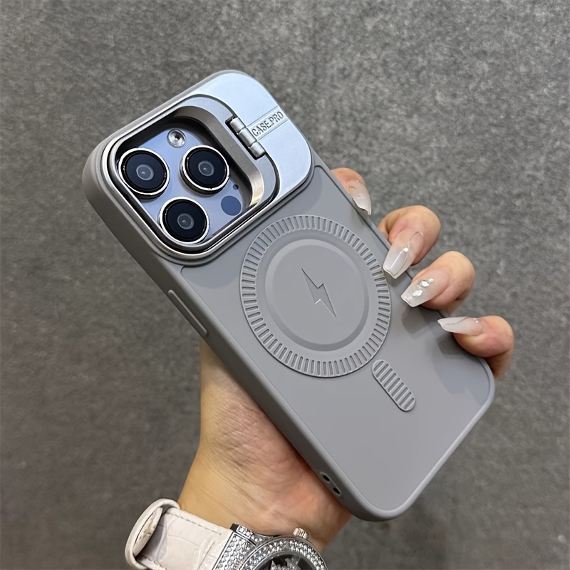 Applicable To 13 Series Magnetic Charging Mobile Phone Case Lens Holder Advanced Sense  Full Package Silicone_voghion.com