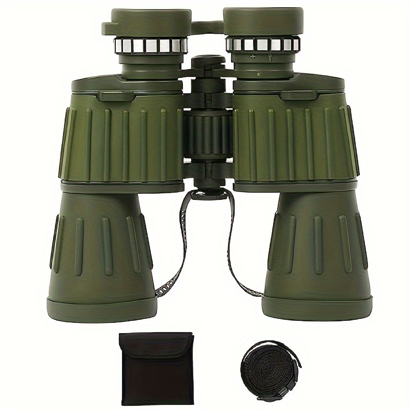 TEMU 1pc 10x50 Binoculars, Military Aluminum Alloy Binoculars For , , , - Non-waterproof, , , For Day, , Christmas, New , 's Day