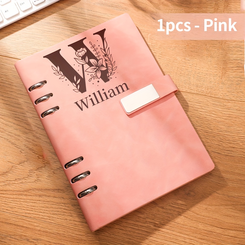 E-shop Personalisiertes 1-teiliges Notizbuch, individuelles Notizbuch mit Namen und Telefonnummer, individuelles Hausaufgabenbuch, individuelles