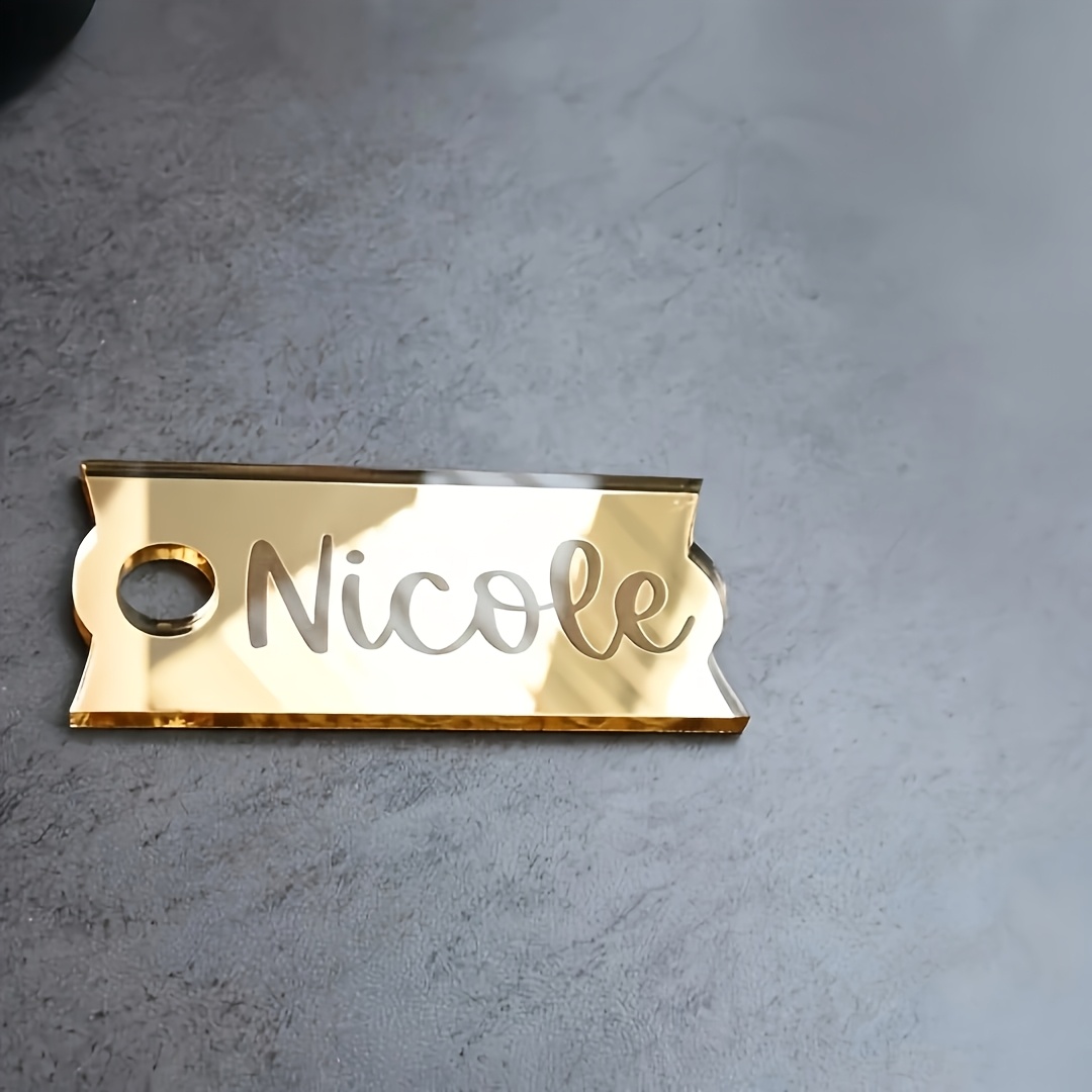 TEMU Personnalisation de gobelets d'eau en acrylique, facile et élégant, gravés au laser, parfait pour