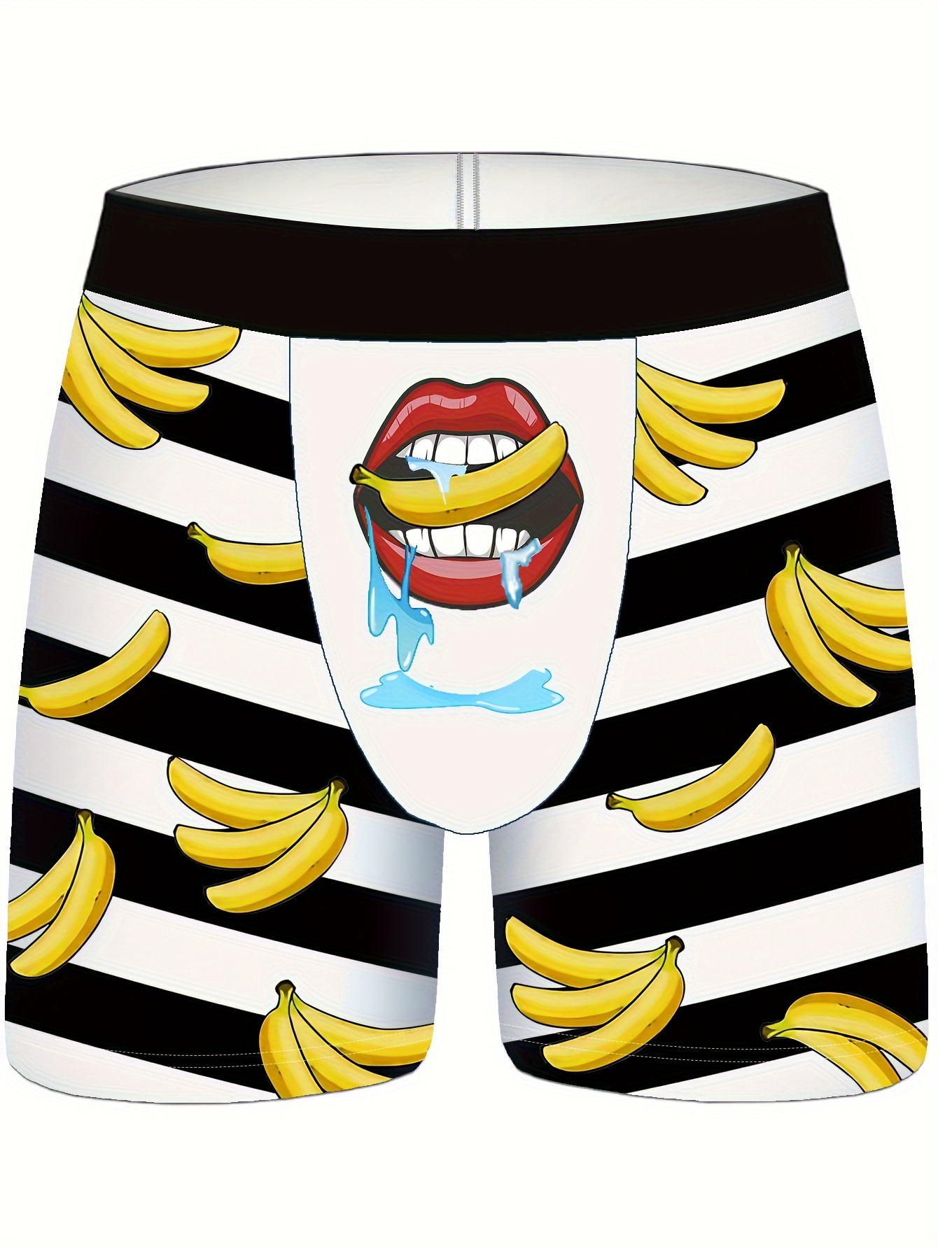 Banana Cartoon Funny Underpants Breathbale Panties Male Underwear