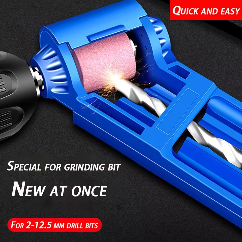 

High-precision Drill Bit Sharpener - Angle Grinder Attachment For Twist Drills, Home Diy Repair & Sharpening Tool