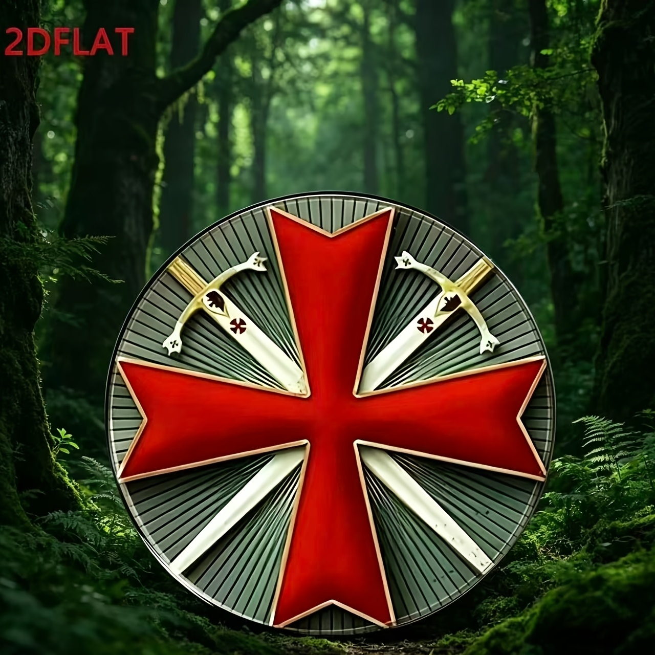 Image of " Oath" Brooch | Enamel + Three-dimensional Sword Design, Symbol + Metal Texture, Style, Niche Collection Accessory Pin, Suitable For Clothing, Clothes, Backpacks