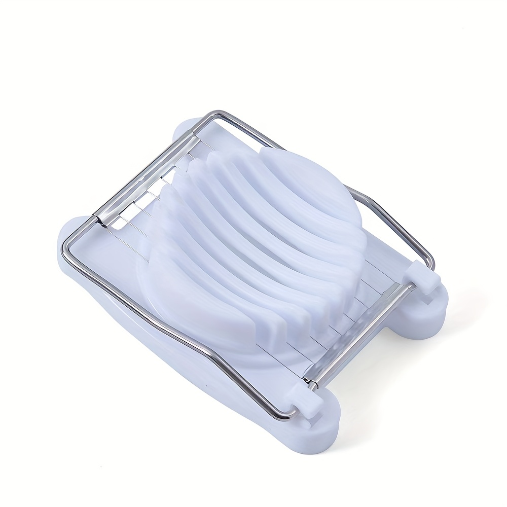 TEMU 1 Egg Slicer - Stainless Steel Wire Cutter, Suitable For Kitchens And Restaurants - Easy To Eggs, Fruits, And Vegetables, Kitchen Accessory