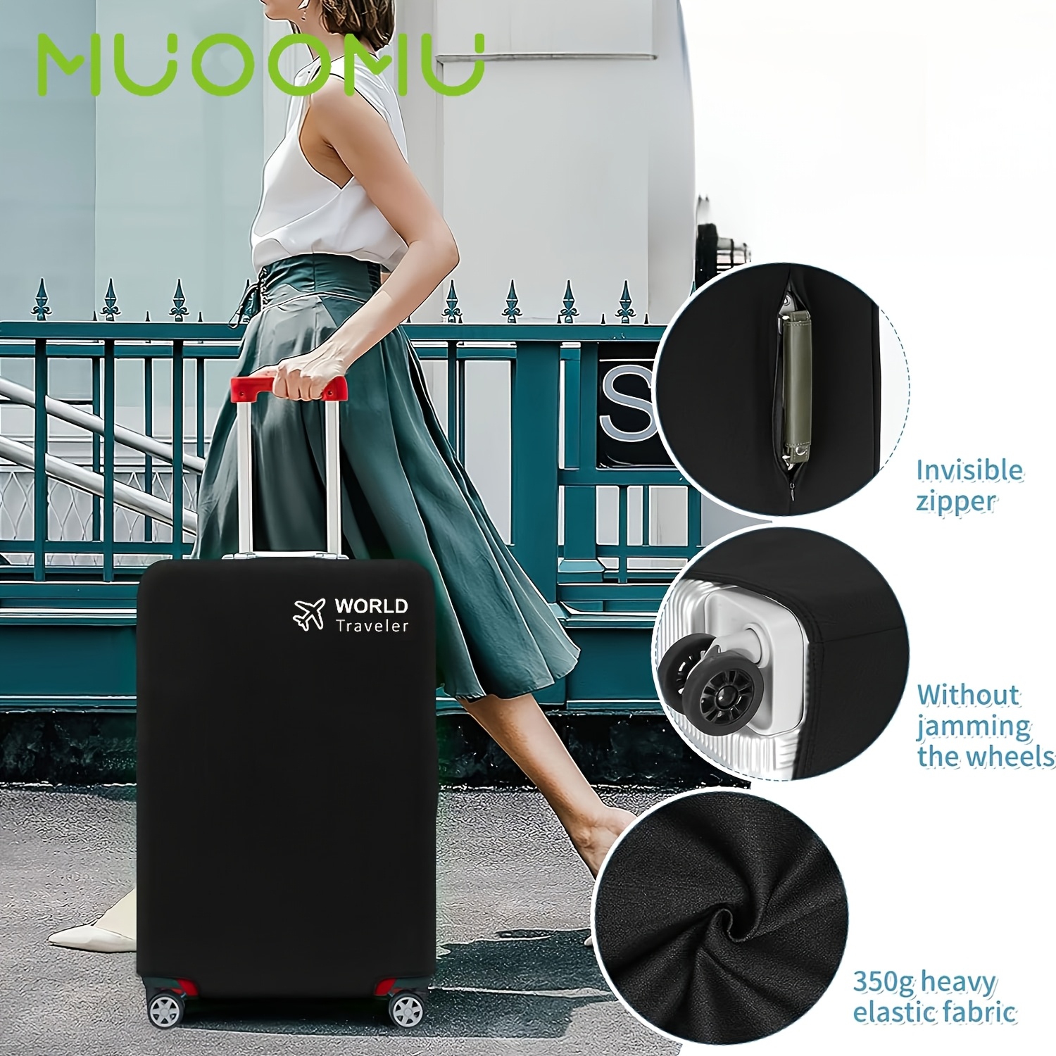 non woven luggage compartment dust cover double Temu Bahrain