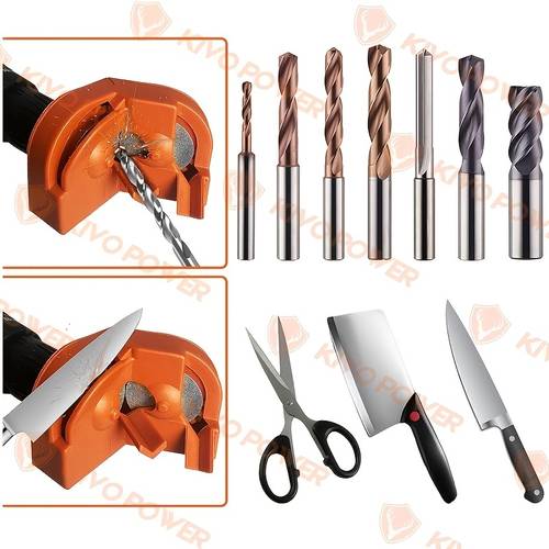 10pcs Portable Twist Drill Sharpener, Multi-Functional 2-16 Drill Bit Sharpener, Universal Standard Drill Bit Sharpening Tool