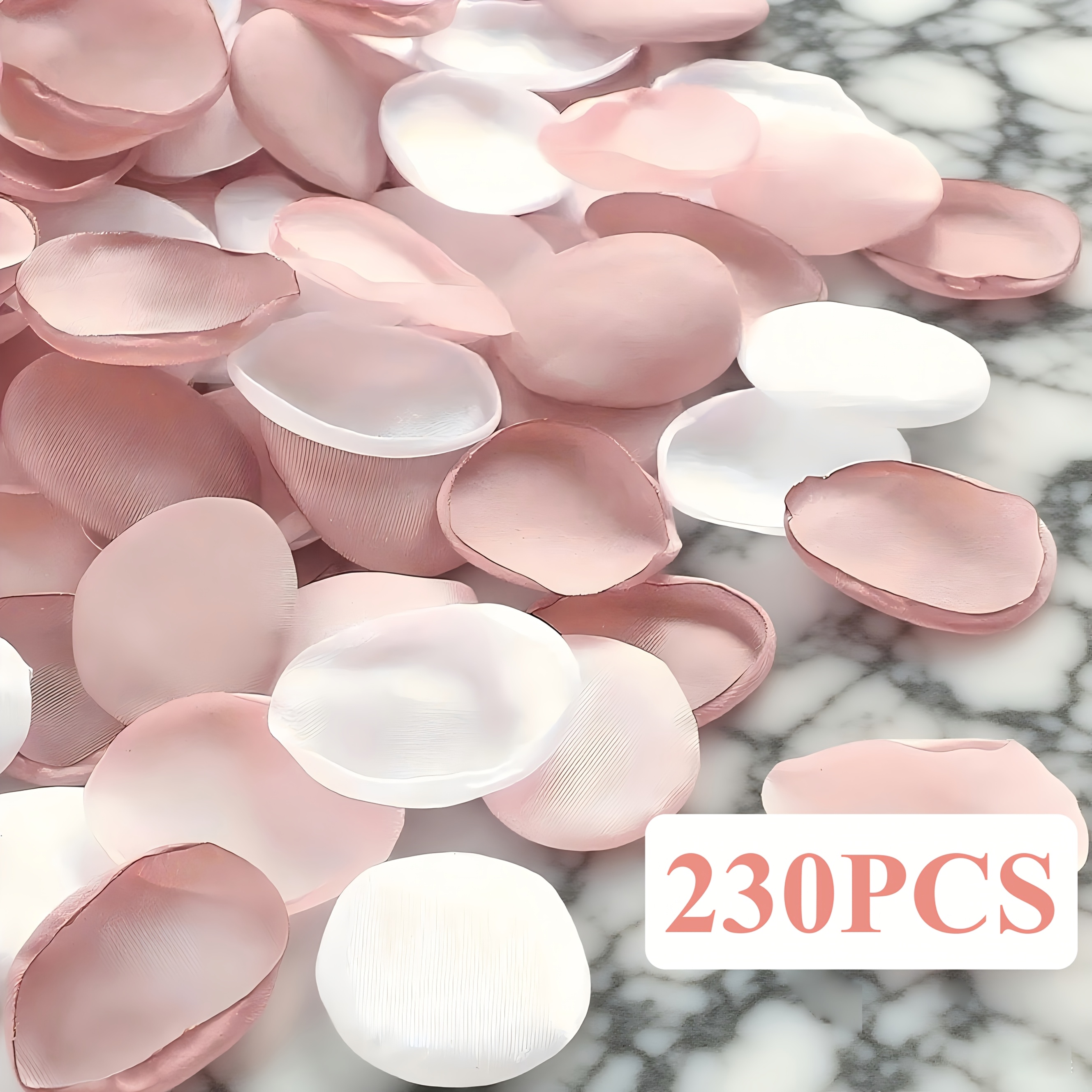 E-shop 120/230 Stück Realistische Rosenblätter – Geschichtete Blütenblätter für Hochzeiten, Valentinstag, Weihnachten, Ostern,