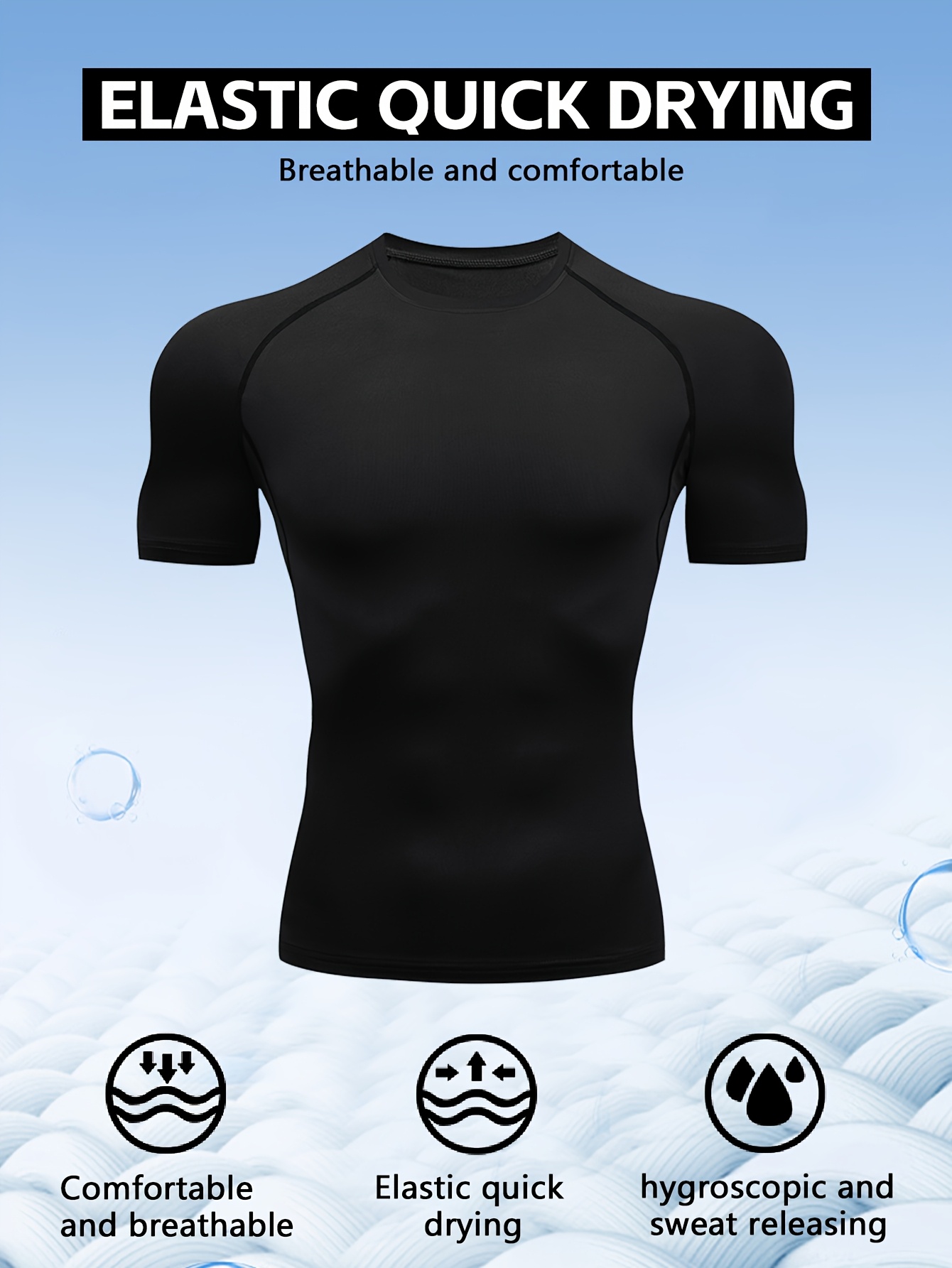 Amazon.com: TIMWOODER Men's Compression Shirt, Soft Short