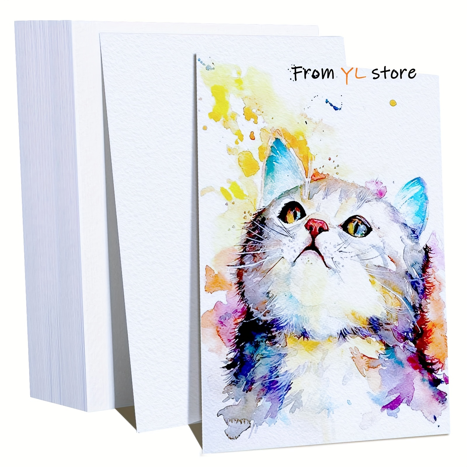800gsm A3 Watercolour Paper Double Side White Blank Canvas - Temu