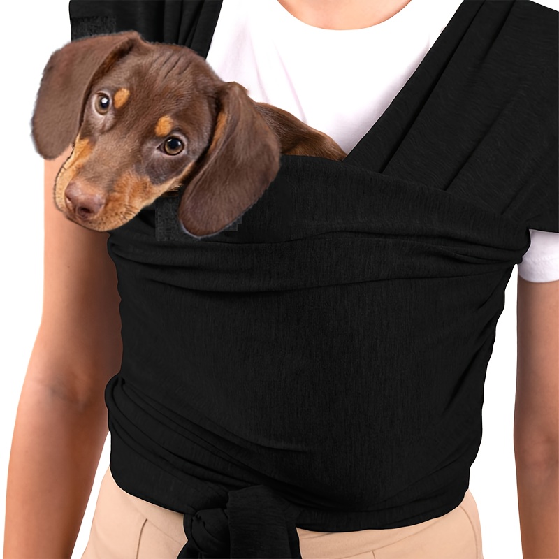 

Dog Carrier Wrap - Breathable Polyester Sling For Small And Medium Pets, Hands-free Design, Woven Strap, Comfortable And Convenient For Pet Travel