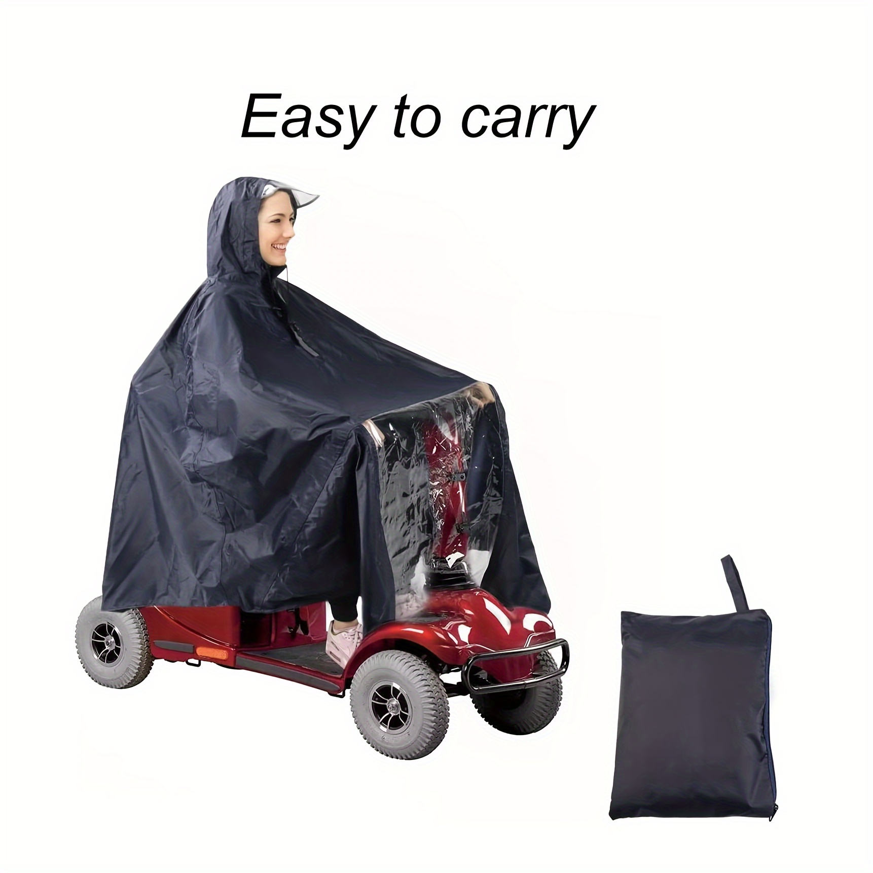 

Waterproof Electric Scooter Rain Cover - Polyester, Fits Most Models, Essential Motorcycle Accessory