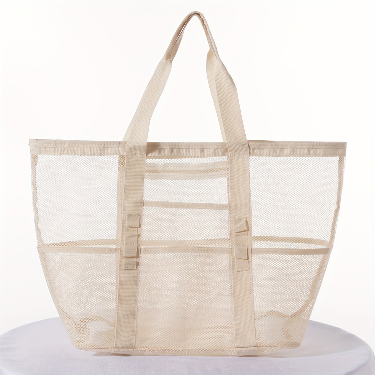 E-shop Neue multifunktionale Strandtasche, Reise- und Urlaubs-Handtasche, Mesh-Abfluss-Schwimmertasche, große Aufbewahrungstasche, faltbare