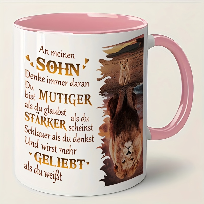 Ceramic Coffee Mugs For My Son, Suitable For Drinks, Perfect As Birthday Or Christmas Gifts