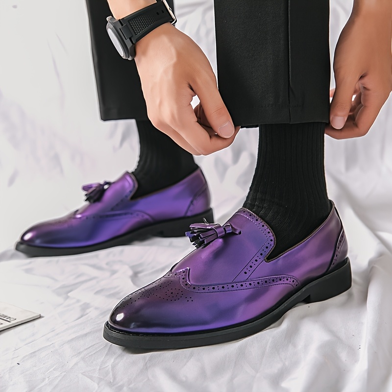 purple glitter dress shoes Sparkly Purple Glitter Shoes Keds Slip On main image 0