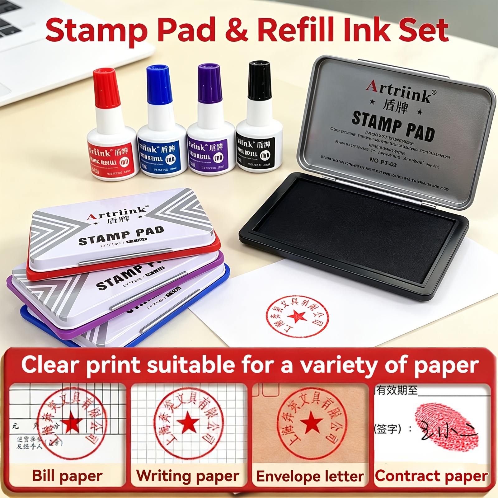 ink pads sold on Temu United States