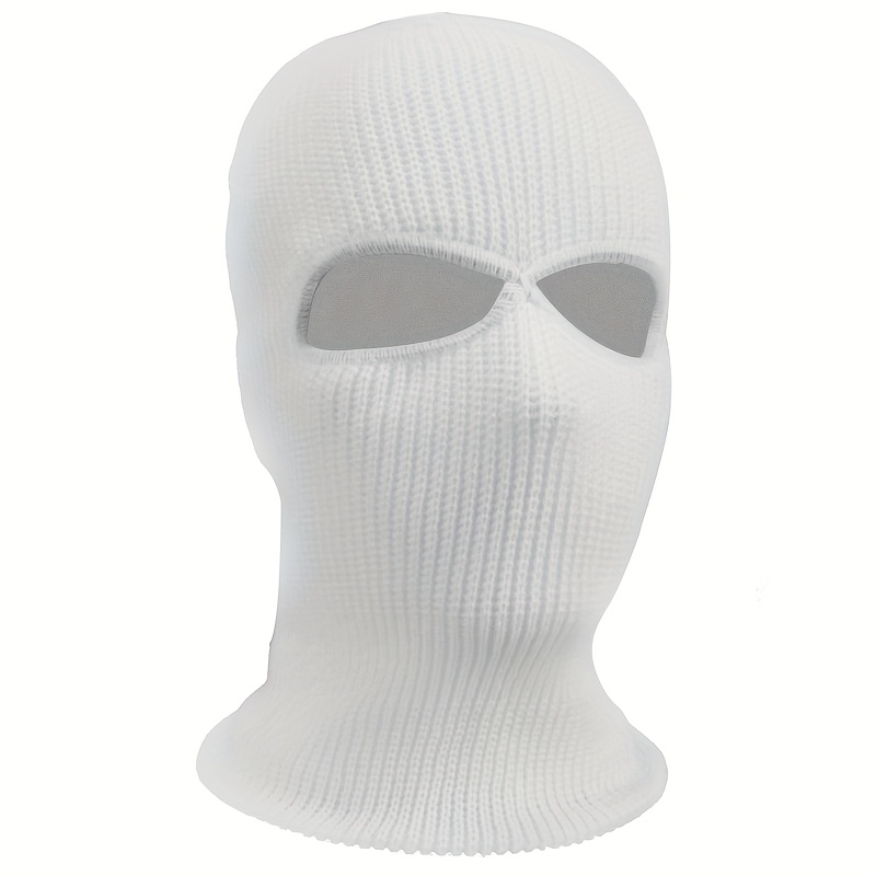 TEMU Thermal Full-face Hooded Beanie Hat - Windproof Cold-resistant With Hood, Lightweight Filling Suitable For Skiing, Snowboarding, Winter, Outdoor