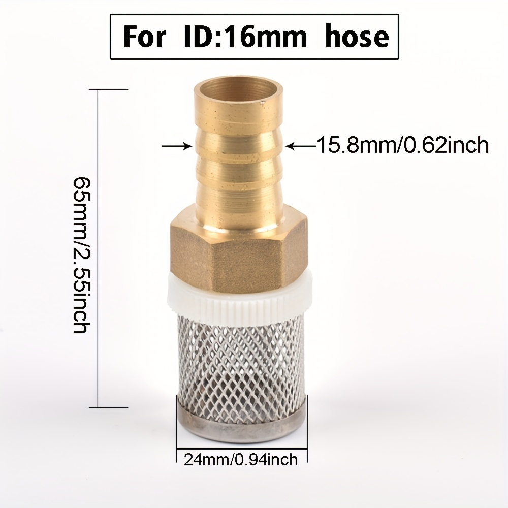 Image of 6/8/10/12/14/16mm Hose Filter Stainless Steel Mesh Strainer Garden Irrigation Washing Aquarium Filter Water Pump Filtering Apparatus