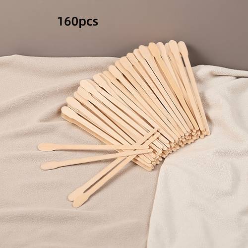 wax sticks small wax spatulas applicator wood craft sticks for body hair eyebrow lip nose brow removal