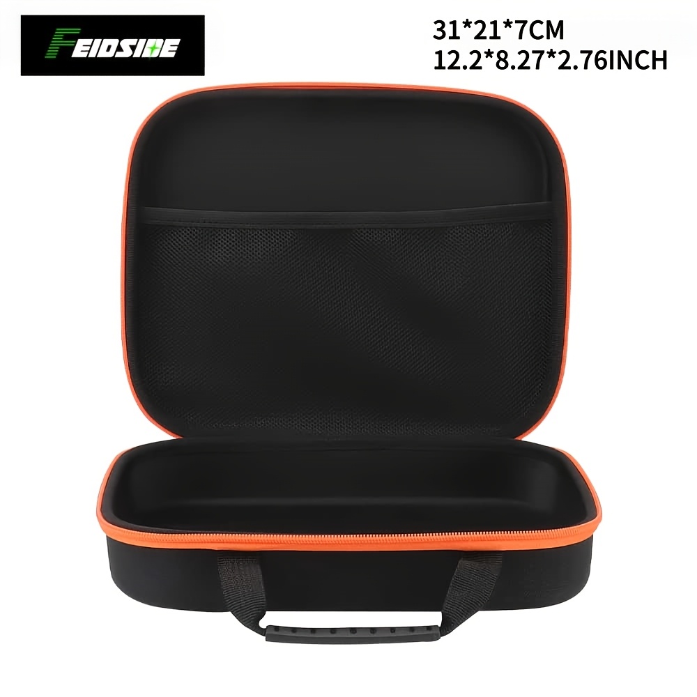 TEMU Feidside Hard Tool Organizer Case Travel Portable Hand Storage Bag Anti-collision Protective Box With Zipper Border For Hardware Additions