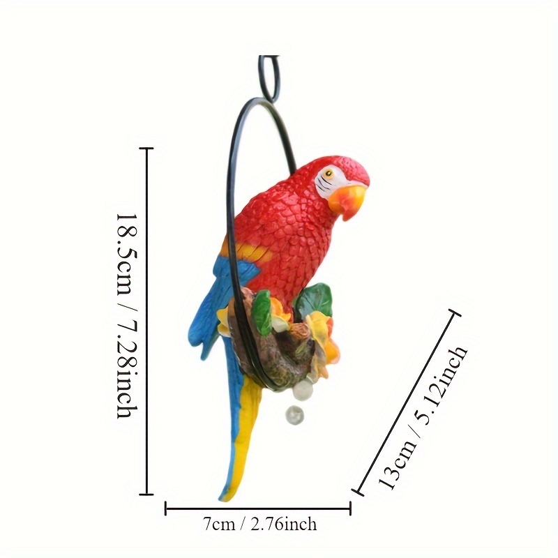 108. The Enchanting Dhokra Big Net Parrot: A Masterpiece of Handmade