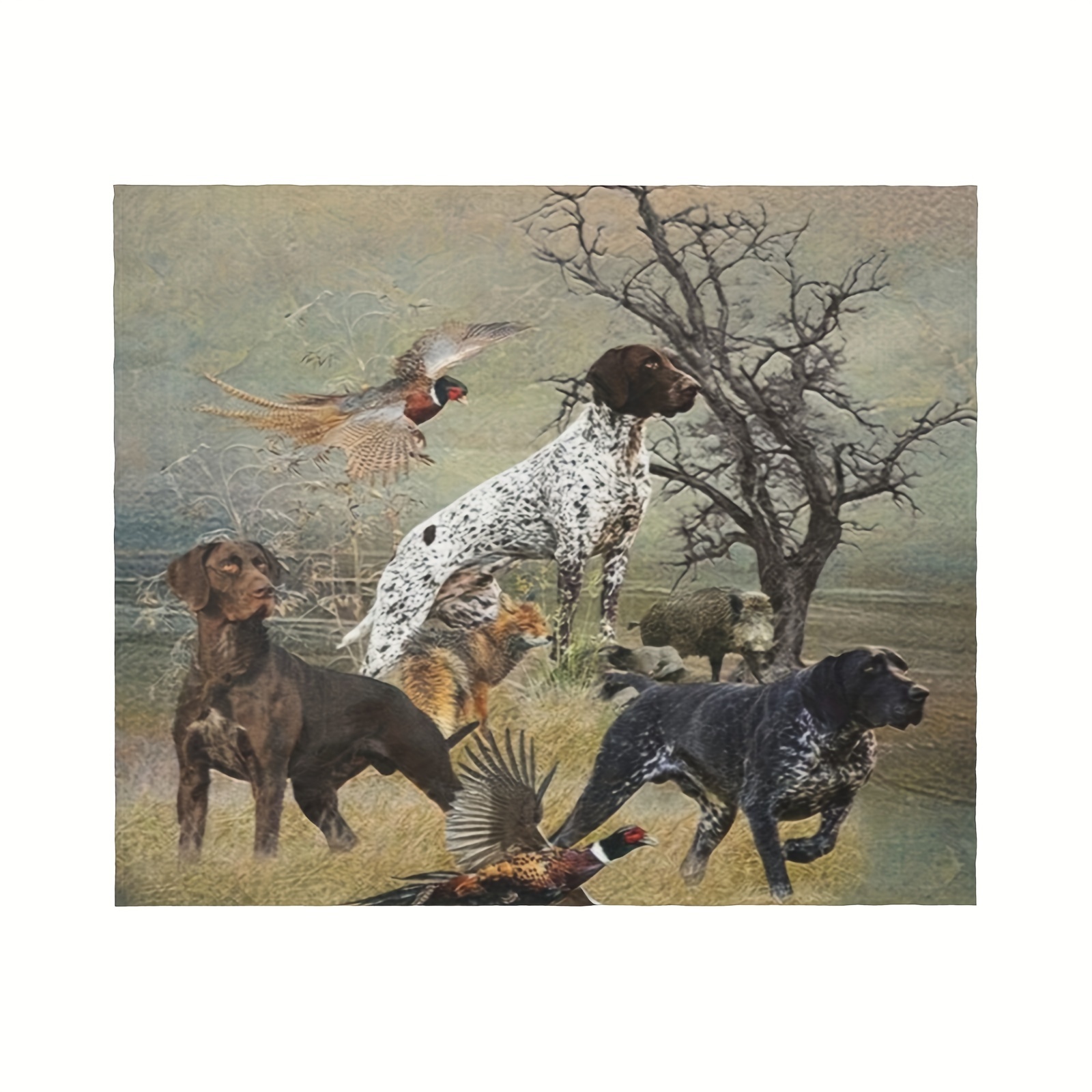 TEMU German Shorthaired Dog Blanket - 50x40 , & For , Bed, And Camping