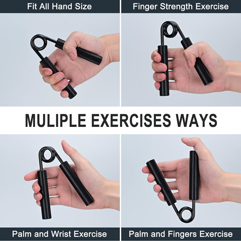 50-350 lbs adjustable hand grip strengthener set with 4/7pcs - aluminum, non-slip design for muscle training & exercise,   2 sets with different   level Product details 6