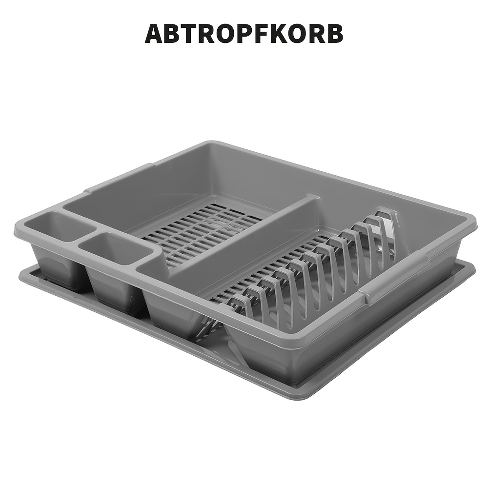 1pc Drain Basket,   Cutlery Storage Box, Can   Plates, Bowls, Cups And Cutlery