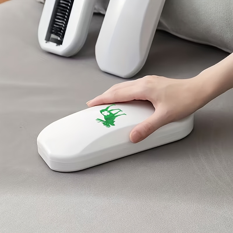 TEMU 1 pièce Brosse de nettoyage réutilisable pour peluches et avec manche en ABS et motif /, convient pour canapé, literie, vêtements, tapis,