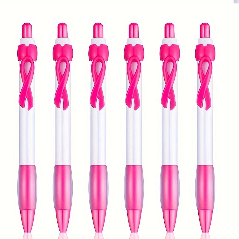 

[Meilleure ] Stylos la Sensibilisation au du Sein, 6/12pcs - Stylos à Encre Gel Rétractables de 0.7mm le & Événements de