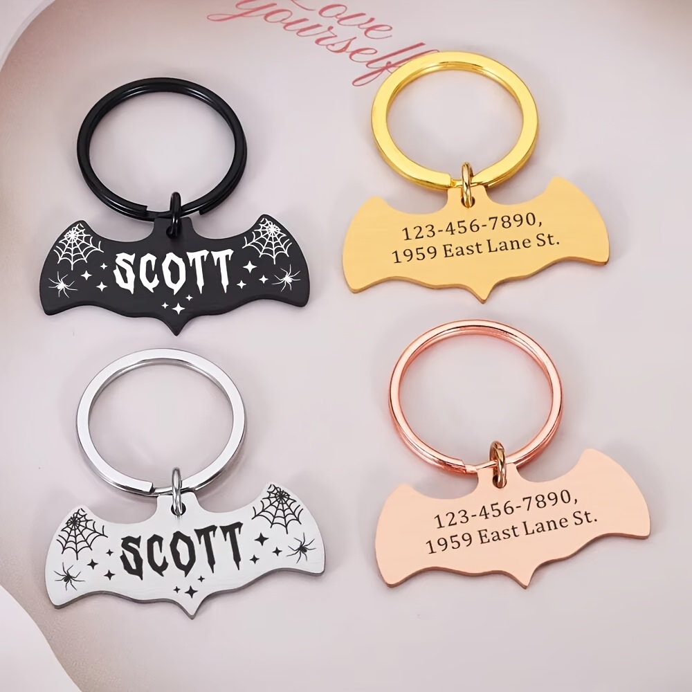 bat dog tag sold on Temu United States
