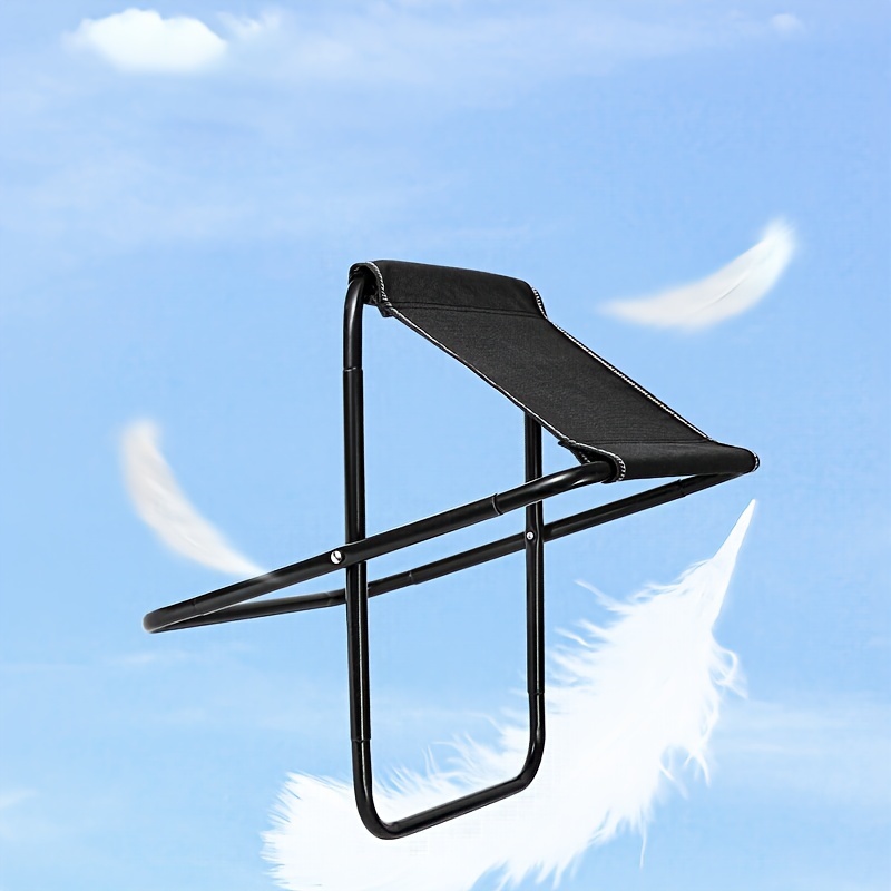 

Ultra-light Portable Folding Chair - Durable Metal, Square Shape For Outdoor Camping, Fishing & Travel