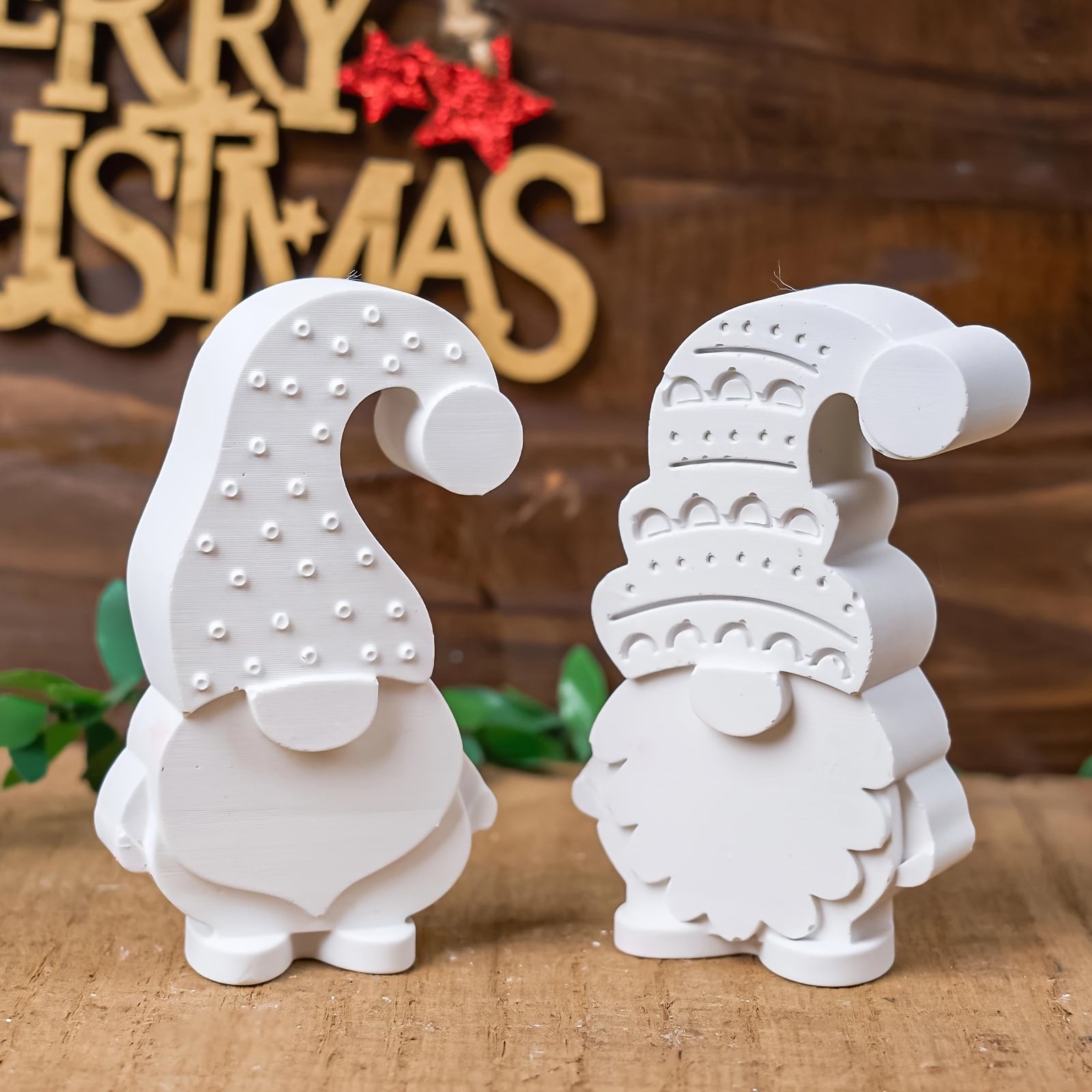 

Diy Christmas - 3d Elf & Snowman For Making, & Ornaments