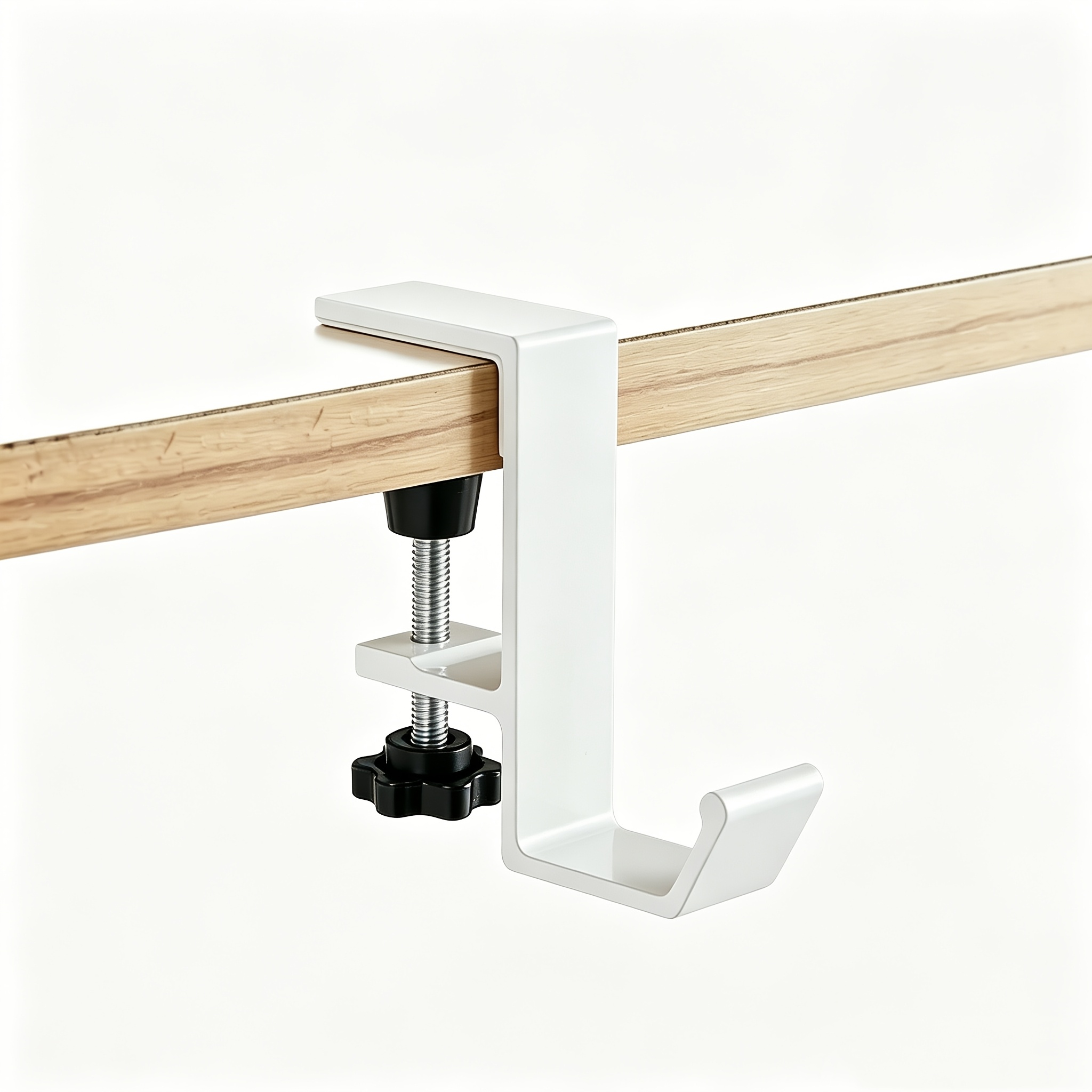 TEMU Crochet de perçage, support de suspension à pince en métal robuste pour rangement et à , support réglable à visser