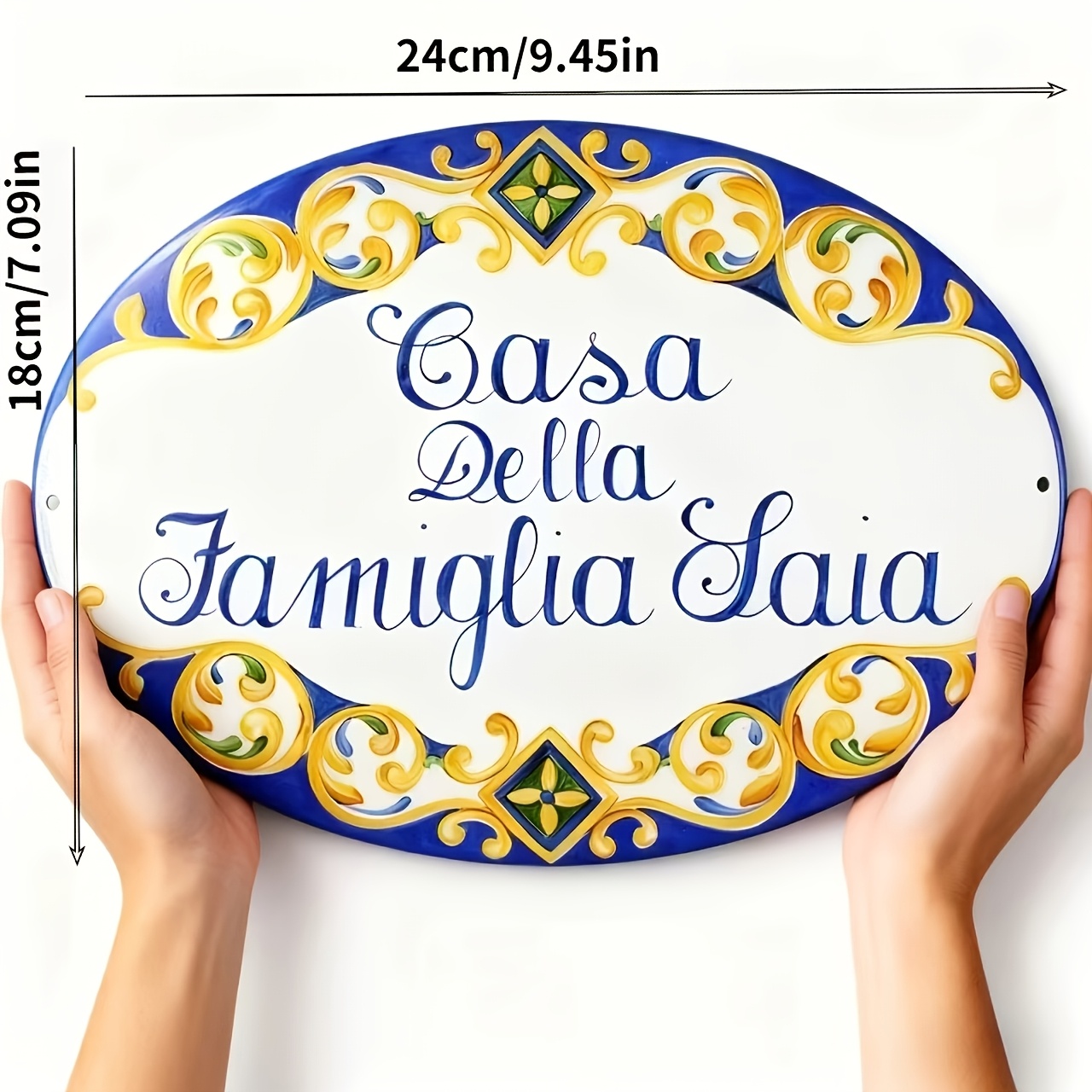 TEMU Custom Personalized Acrylic House Numbers, Personalized And Name Signs | Wall-mounted, Polished Surface, Suitable For Outdoor And House Name
