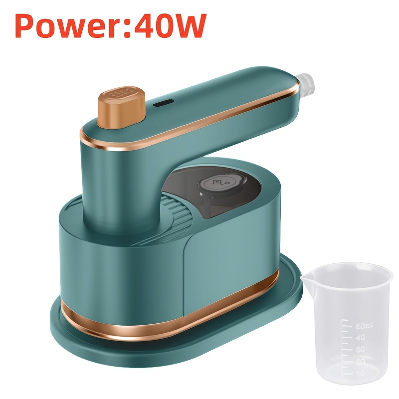 Portable Iron Eu – Small Travel And Dorm Garment Iron, , 180° Rotating Handle, Lightweight Design, And , Daily Clothes Care Essential