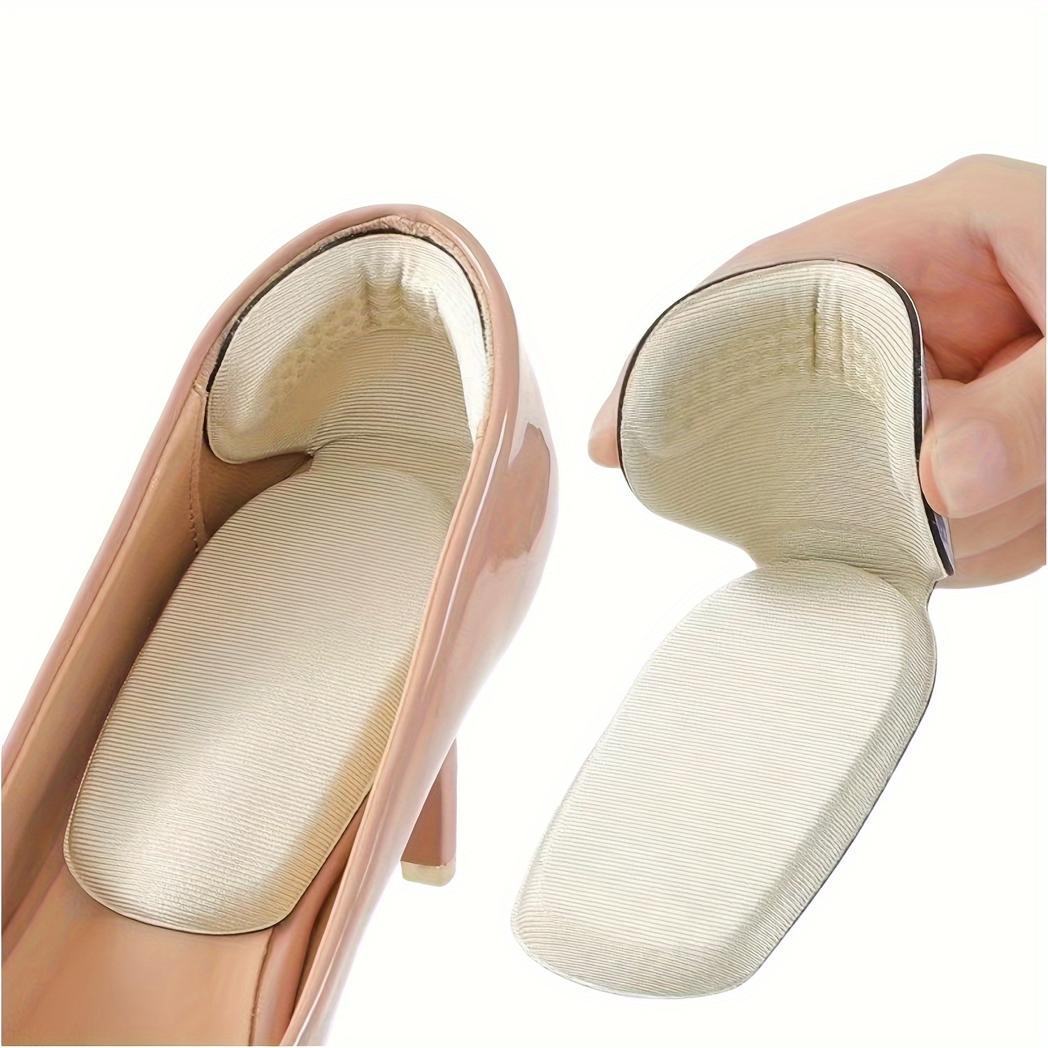 

Memory Foam Heel Grips Liners Cushions For Loose Shoes - Comfort Pads Enhancer For Men & Women, 1 Pair Non-slip Heel Comfort Inserts For Shoe Size Adjustment