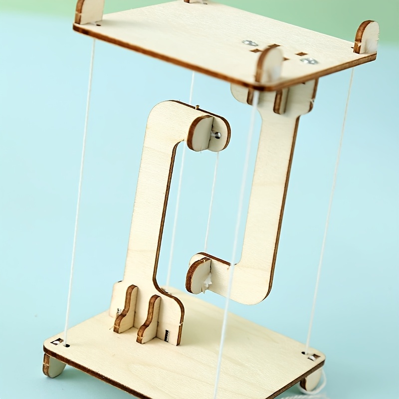 Miniature Creative Tension Structure Diy Wooden Science Craft