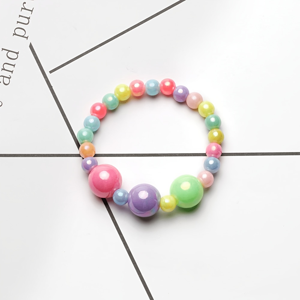 2pc Cosmic Planet Design Necklace and Bracelet Set