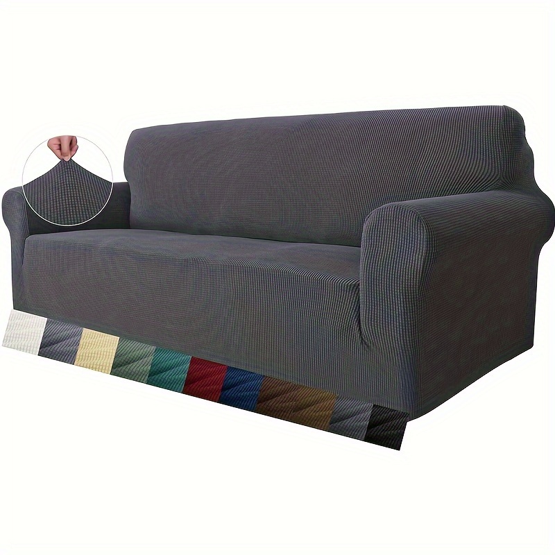 TEMU de sofá engrosada , de sofá a prueba de polvo para todas , de sofá engrosada para reclinadas, resistente a los arañazos de gatos y lavable,