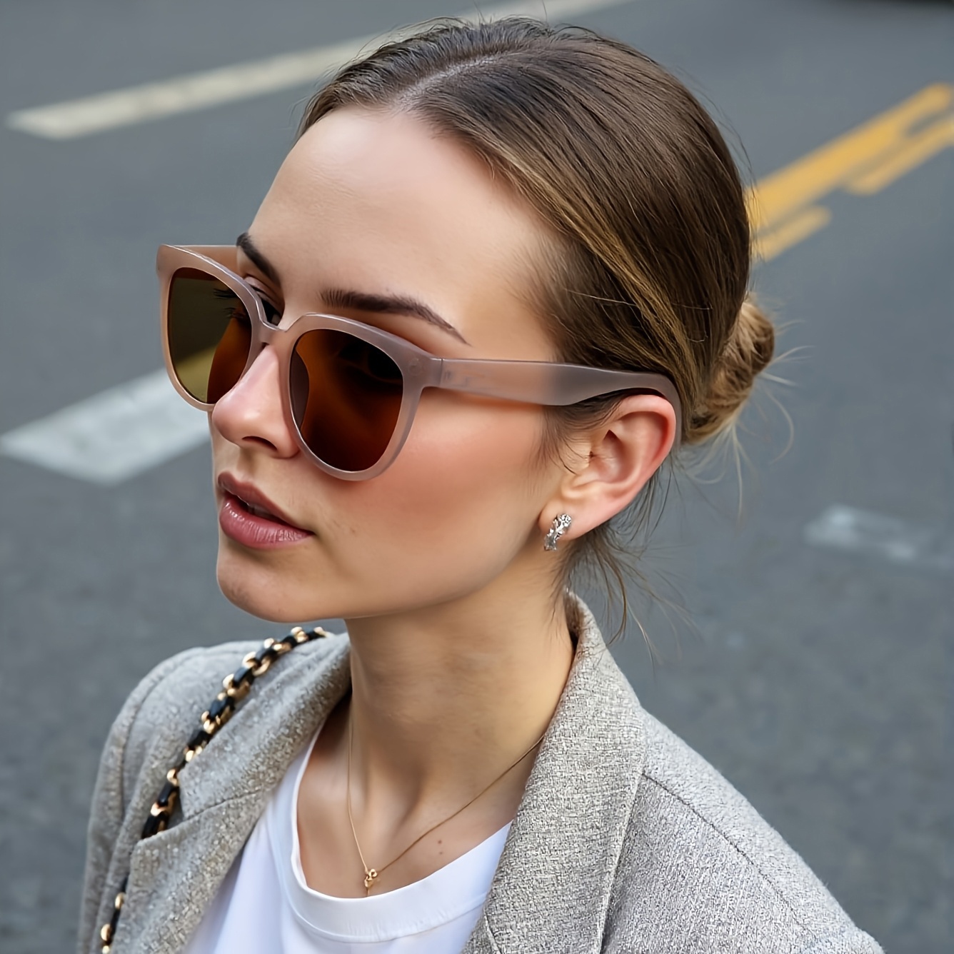 Sunglasses Womens Trendy 2025 Classic Round Retro Vintage Shades Large Frame SOJOS Sunglasses Womens Trendy 2025 Classic Round India | Ubuy main image 3
