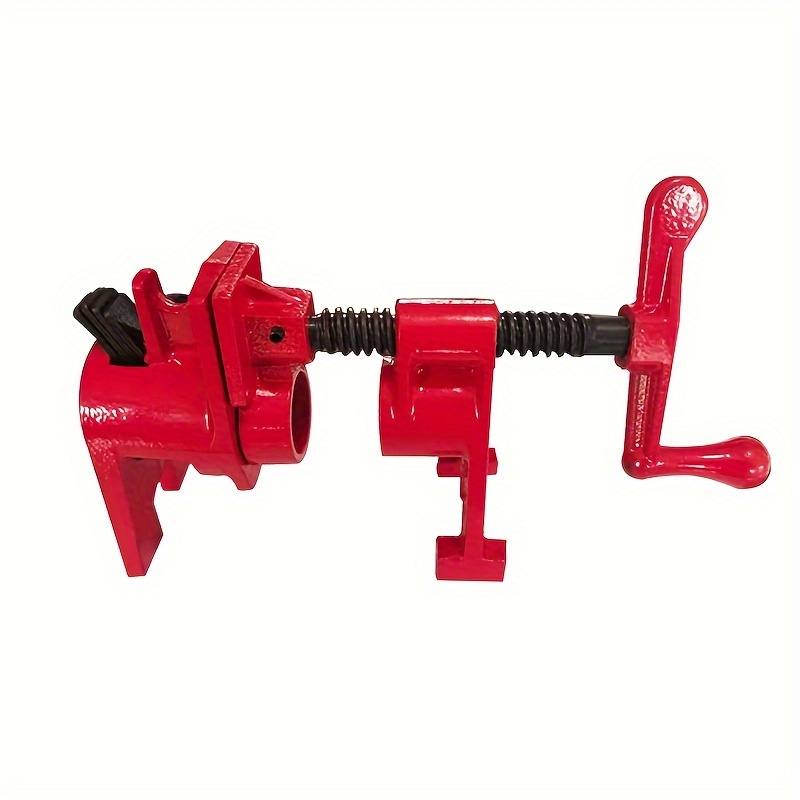 TEMU -duty Iron Pipe Clamp Set H-shaped Feet - 3/4