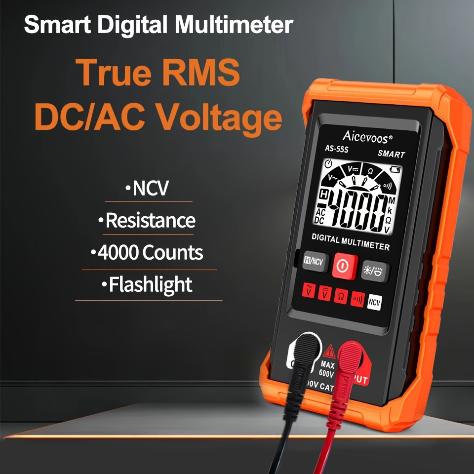 

Aicevoos Digital Multimeter True Range Dc Ac Voltage Tester Electrical Professional Multimetro Ncv