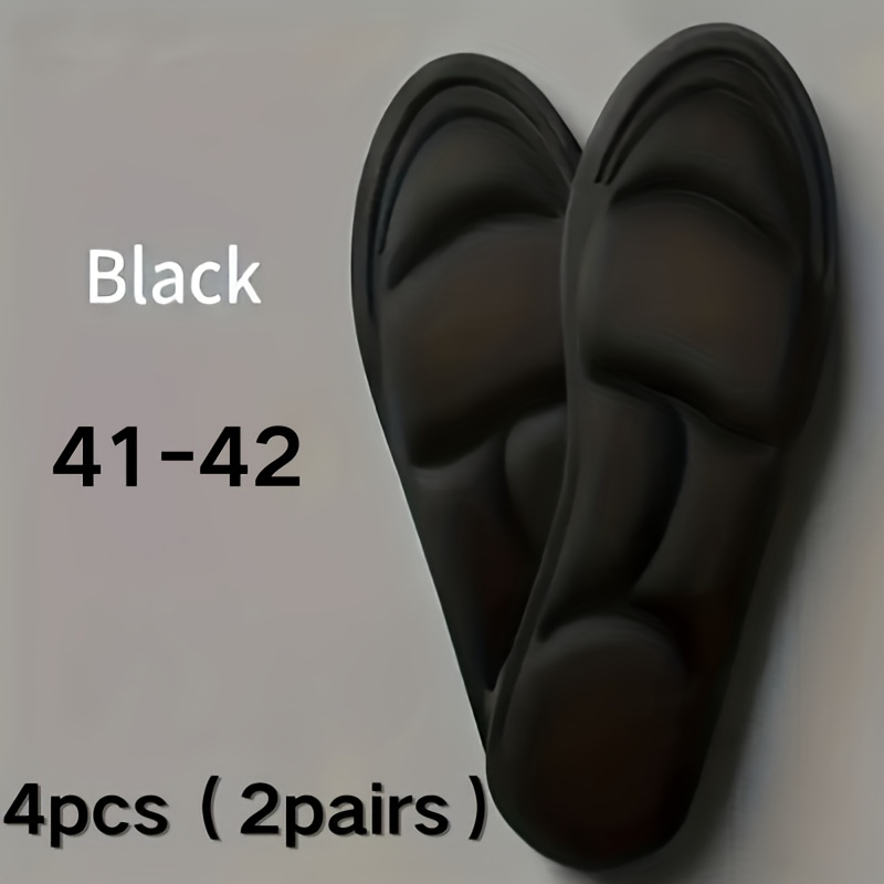 4pcs 2pairs Of Sports Comfortable Soft Breathable Insoles, Casual Insoles, High Heels, Sports Shoes, Casual Insoles, Men's And Women's Comfortable Insoles, Daily Shoe Accessories