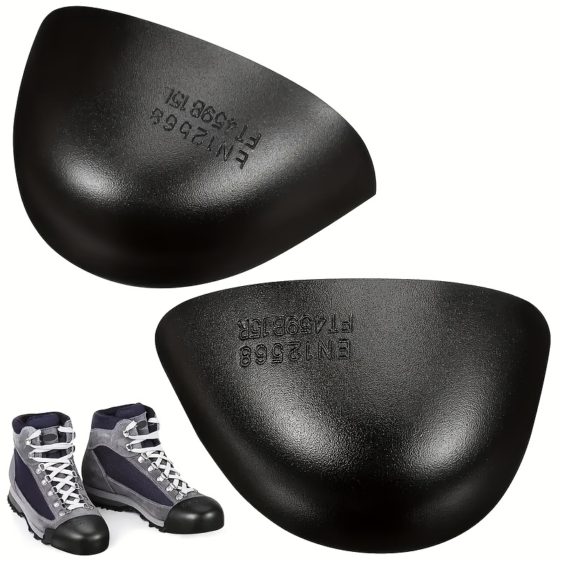 

2pcs Steel Toe Inserts For Work Boots - Puncture, & Impact Resistant, Fits All, Widened Toe