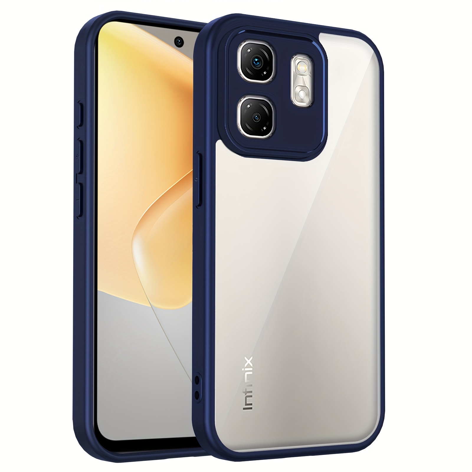 TEMU Чохол для телефону: Стильний мінімалістичний ударозахищений чохол для Infinix Smart 8/Smart 8 Pro/Smart 8 Plus/Smart 8 HD/Smart 9/Smart 9