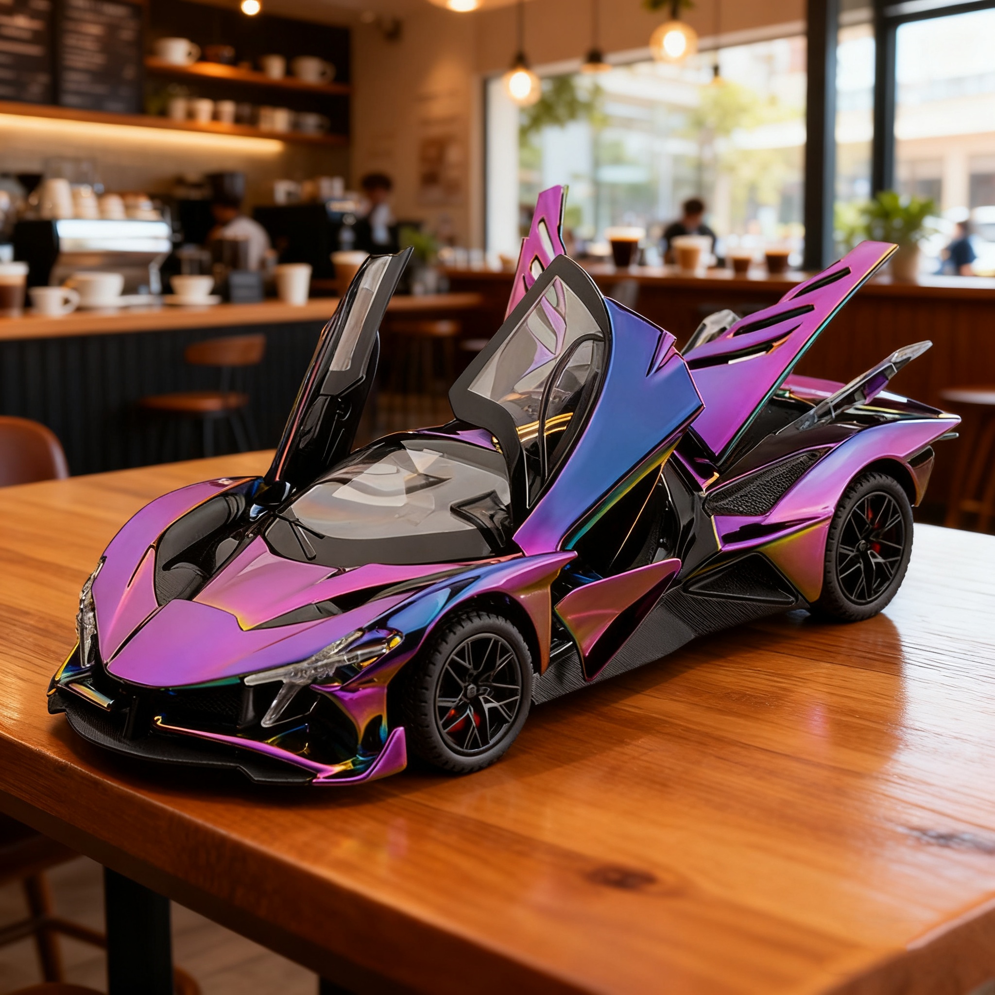 Image of 1:24 Scale Alloy Golden | Simulation Collectible Model Car Ornament, Ideal For Home Desktop Decoration And Exhibition Display, Essential For Model Car Enthusiasts