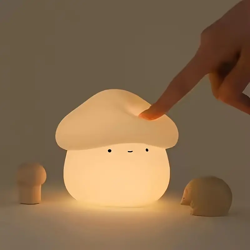 mushroom led night control rechargeable battery powered table lamp for home outdoor use Product details 2