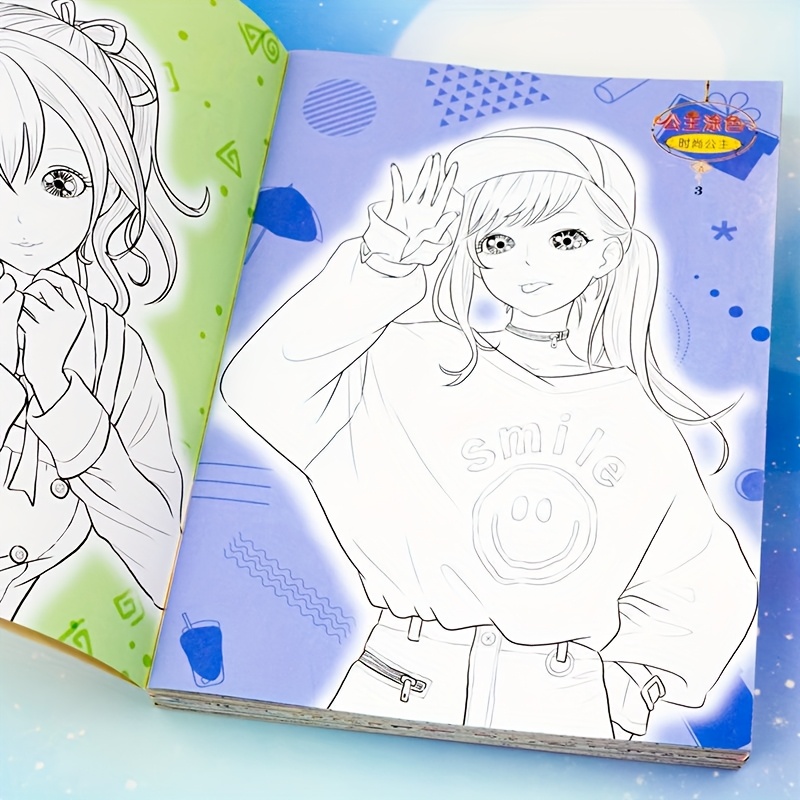 A Coloring Book Featuring Princesses Designed for Young Children, with Large, Easy-To-Draw Images And Bold Outlines, Perfect for Educational Fun for Kids Aged 3 And Up ? an Ideal Holiday Present for Girls. Chinese Version