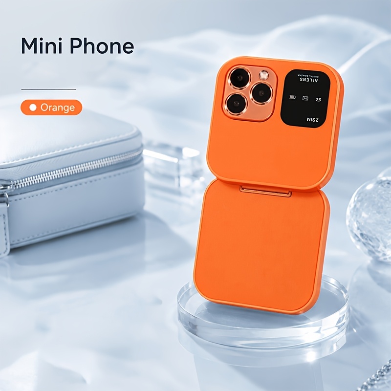 TEMU New Foldable Phone, Dual Standby, Supports Multiple Languages, Flashlight Function, Simple And Practical Features, Stylish Appearance, Foldable