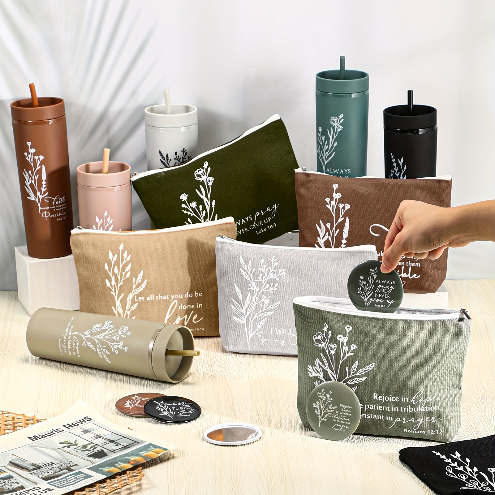 set christian mothers day gifts women verse skinny Temu